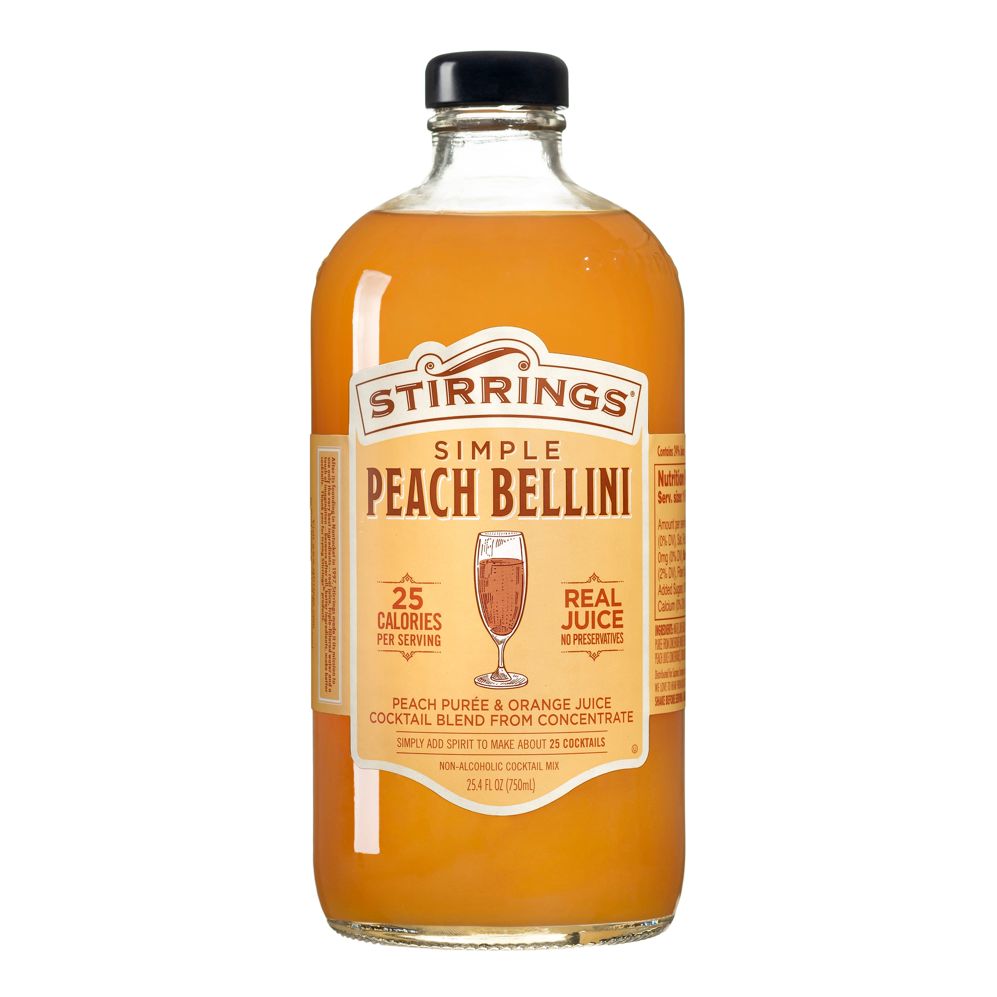 Peach Bellini Mix - Stirrings | Sazerac Direct Wholesale