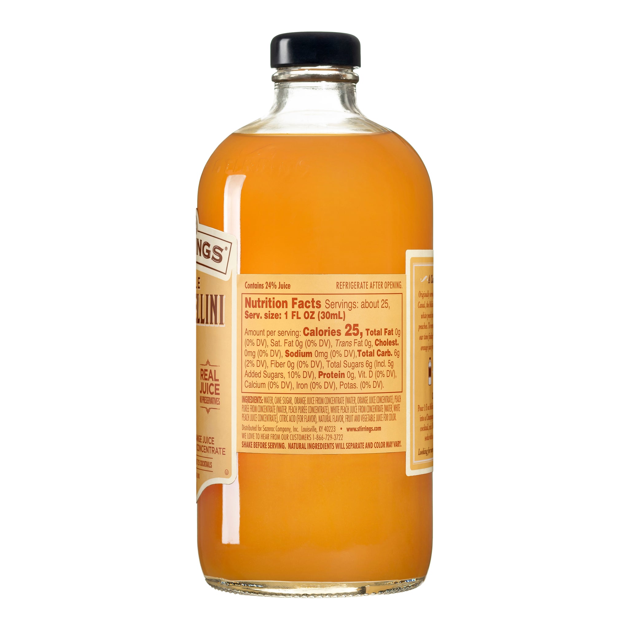 Peach Bellini Mix - Stirrings | Sazerac Direct Wholesale